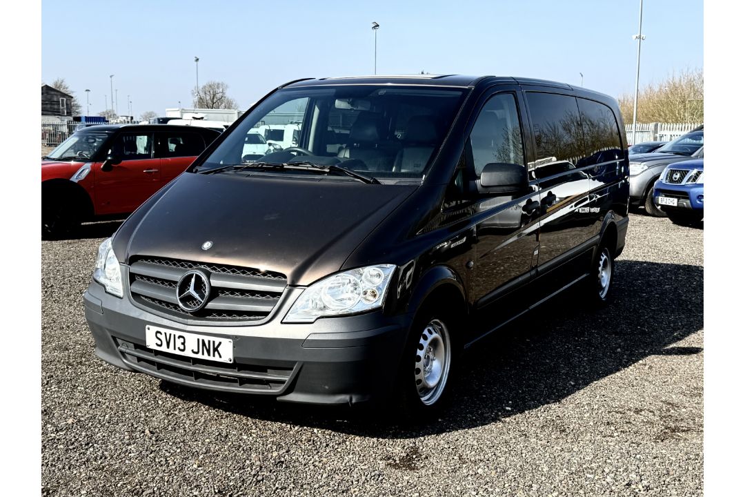 ** ON SALE** Mercedes Benz Trevliner Vito V113 2.1 CDI X-Long 9 Seats 2013 '13 Reg' A/C - Image 4 of 24