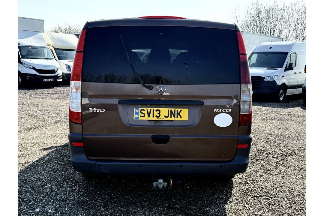 ** ON SALE** Mercedes Benz Trevliner Vito V113 2.1 CDI X-Long 9 Seats 2013 '13 Reg' A/C - Image 10 of 24