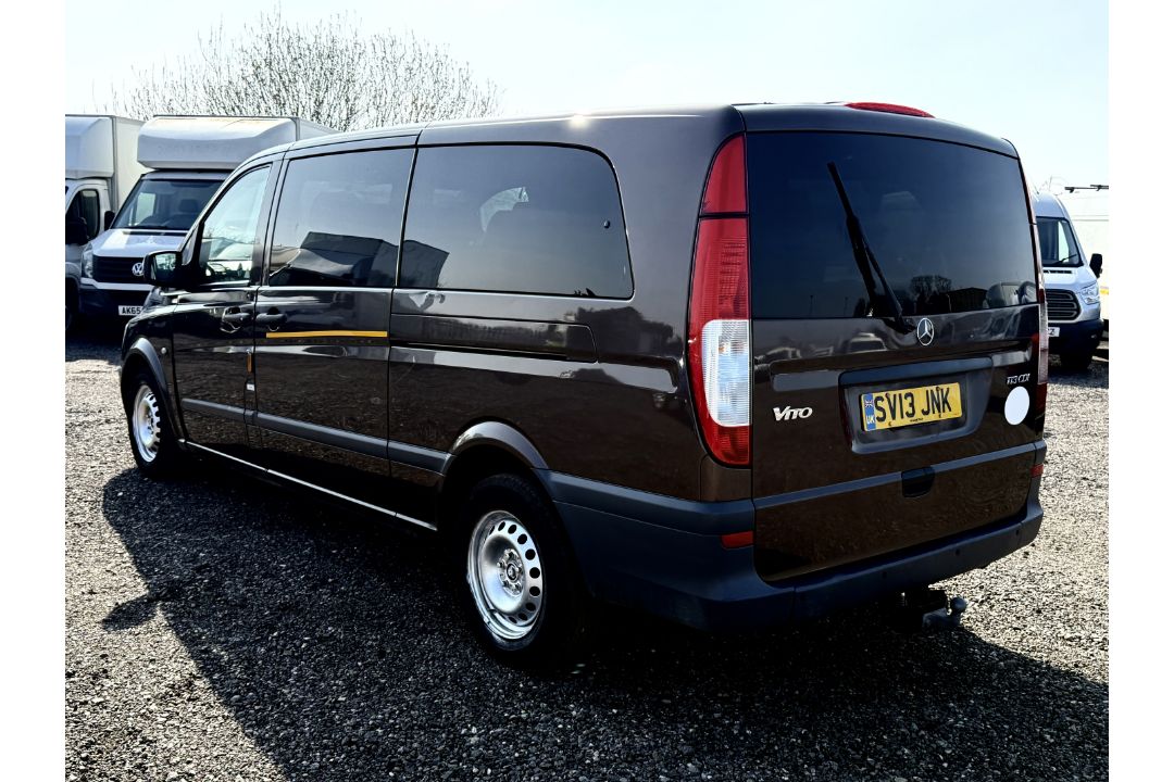 ** ON SALE** Mercedes Benz Trevliner Vito V113 2.1 CDI X-Long 9 Seats 2013 '13 Reg' A/C - Image 9 of 24