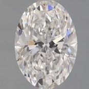 Oval Cut Diamond 5.00 Carat F Colour VS2 Clarity IGI Certificate