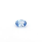 Sapphire Blue Oval Shape 0.80 Carat Slightly included ( Sri Lanka Origin ) ( Natural )