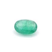Emerald Green Oval Shape 8.05 Carat EyeClean ( Zambia Origin ) ( Natural )