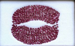 Ruby Red Marquise Shape ( Parcel ) 43.45 Carats Slightly Included ( Mozambique Origin ) ( Natural )