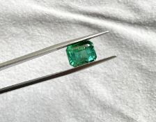 Tourmaline Green Octagonal Shape 6.10 Carat Slightly Included ( Africa Origin ) ( Natural )