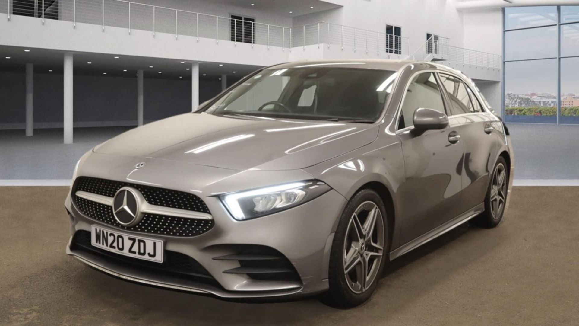 Mercedes Benz A Class A180 D AMG Line 2020 '20 Reg' Sat Nav - A/C - ULEZ Compliant - Image 2 of 7