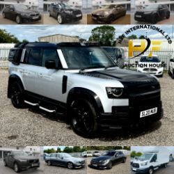 ** Commercial & Luxury Car Event ** Land Rover Defender 110 1st Edition 2020 - BMW 420I Gran Coupe 2019 - BMW 330E XDrive SE Pro- Over 23+ Lots