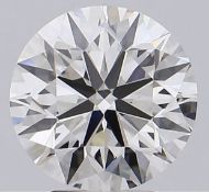 Round Brilliant Cut Diamond 5.00 Carat F Colour VS2 Clarity ID EX EX - IGI Certificate