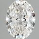 Oval Cut Diamond 1.00 Carat F Colour VS2 Clarity EX, EX - IGI Certificate - Image 1 of 5