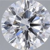 Round Brilliant Cut Diamond 4.00 Carat F Colour VS1 Clarity EX, EX - IGI Certificate