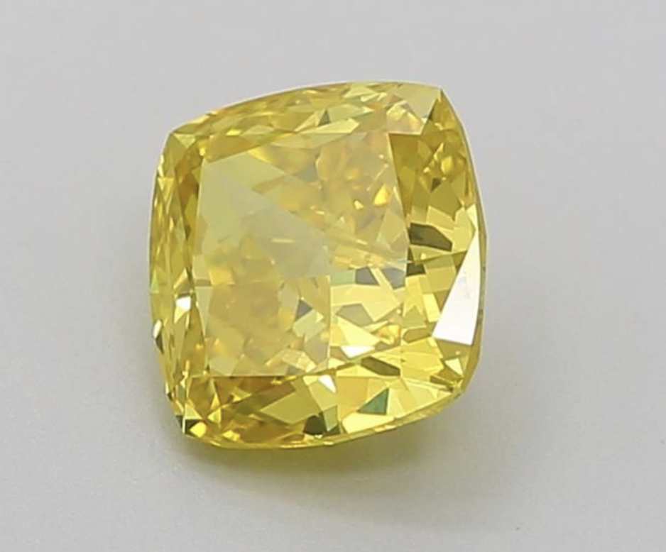 Cushion Brilliant 1.50 Carat Fancy Yellow Colour VVS2 Clarity - GIA Certificate - Image 4 of 6