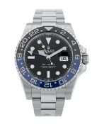 Rolex GMT Master II Oyster Perpetual OysterSteel '2022 Year' Box & Card ( Verified )