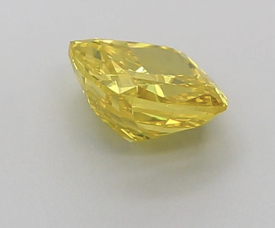 Cushion Brilliant 1.50 Carat Fancy Yellow Colour VVS2 Clarity - GIA Certificate - Image 2 of 6