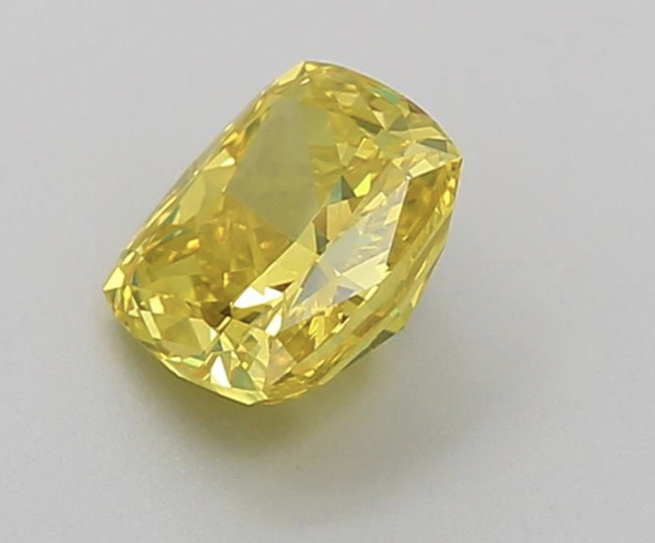 Cushion Brilliant 1.50 Carat Fancy Yellow Colour VVS2 Clarity - GIA Certificate - Image 5 of 6