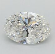 Oval Cut Diamond 5.00 Carat F Colour VS1 Clarity EX EX - IGI Certificate
