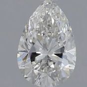 Pear Cut Diamond 1.00 Carat F Colour VS2 Clarity EX, EX - IGI Certificate