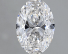 Oval Cut ( Natural ) Diamond 1.02 Carat F Colour SI1 Clarity - GIA Certificate