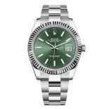 ** ON SALE ** Rolex DateJust Oyster 41mm Oystersteel & White Gold '2022 Year' Box & Card (Verified)