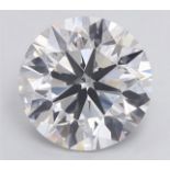 Round Brilliant Cut Diamond 10.00 Carat F Colour VS2 Clarity ID EX EX - IGI Certficate