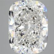 Cushion Brilliant Cut Diamond 6.03 Carat F Colour VS1 Clarity IGI Cert EX EX