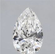 Pear Cut Diamond 5.01 Carat F Colour VS2 Clarity IGI Cert EX EX