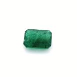 Emerald Green Emerald Shape 10.29 Carat EyeClean ( Zambia Origin ) ( Natural )