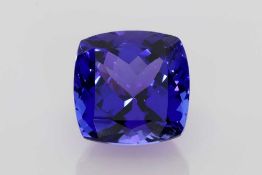 Tanzanite Blue Cushion Shape 7.59 Carats Slightly Included ( Tanzania Origin ) ( Natural )