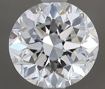 Round Brilliant Cut Diamond 1.00 Carat F Colour VS1 Clarity ( Natural ) ( IGI Certificate )