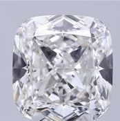Cushion Brilliant Cut Diamond 5.02 Carat F Colour VS1 Clarity IGI Cert EX EX