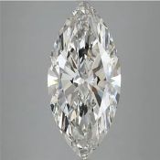 Marquise Cut Diamond 6.09 Carat F Colour VS2 Clarity IGI Cert EX EX