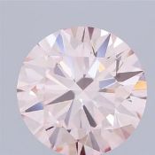 Round Brilliant Cut Diamond 4.09 Carat Fancy Intense Pink Colour VS1 Clarity IGI Cert
