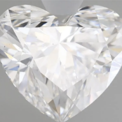 Heart Cut Diamond 2.01 Carat F Colour VS2 Clarity IGI Cert EX EX