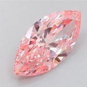Marquise Cut Diamond 4.03 Carat Fancy Vivid Pink Colour VS1 Clarity IGI Cert EX EX
