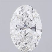 Oval Cut Diamond 6.02 Carat F Colour VS2 Clarity IGI Cert EX EX