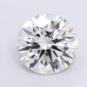 Round Brilliant Cut Diamond 4.09 Carat F Colour VVS2 Clarity IGI Cert EX EX