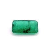 Emerald Green Emerald Shape 4.01 Carat EyeClean ( Colombia Origin ) ( Natural )