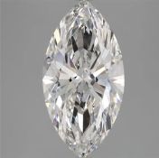 Marquise Cut Diamond 5.02 Carat F Colour VS1 Clarity IGI Cert EX EX