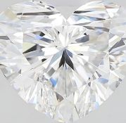 Heart Cut Natural Diamond 2.02 Carat F Colour VS2 Clarity EX EX - GIA Certificate