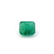 Emerald Cut Vivid Green Natural Emerald SI Clarity 2.15 Carat