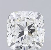 Cushion Brilliant Cut Diamond 4.03 Carat F Colour VS2 Clarity IGI Cert EX EX