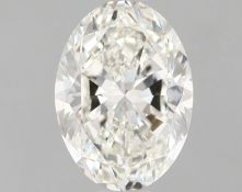 Oval Cut Diamond 1.01 Carat G Colour SI1 Clarity ( Natural ) ( IGI Certificate )