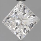 Princess Cut Diamond 2.00 Carat F Colour VS2 Clarity EX, EX - IGI Certificate