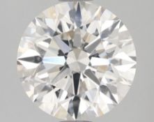 Round Brilliant Cut Diamond 2.08 Carat H Colour SI1 Clarity ( Natural ) ( IGI Certificate )