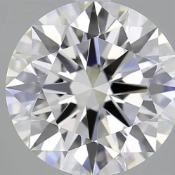 Round Brilliant Cut Diamond 3.00 Carat F Colour VVS2 Clarity EX EX - IGI Certificate