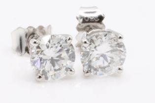 EARRINGS NATURAL 1.50CT ROUND H-I I1-I2 F257782