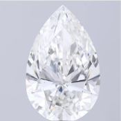 Pear Cut 10.03 Carat Diamond F Colour, VS1 Clarity, EX EX IGI Cert