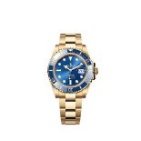 **ON SALE** Rolex Submariner Date Oyster Perpetual '2020 Year' Yellow Gold Blue Blue ( Verified )