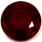 Ruby Red Round Shape 20.83 Carat Slightly included ( Africa Origin ) ( Natural )