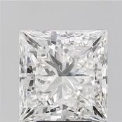 Princess Cut Diamond 4.01 Carat F Colour VS1 Clarity IGI Cert EX EX