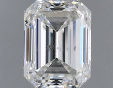 Emerald Cut Diamond 1.00 Carat F Colour SI1 Clarity ( Natural ) ( IGI Certificate )