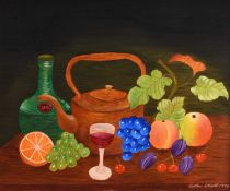 Arthur Wright (1904-1981) Still Life Studies with Fruit and Vessels
